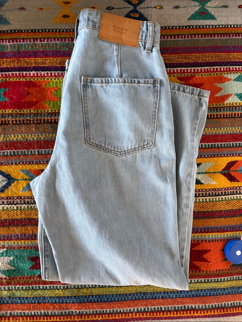 Afends Light Wash Women's Wide-Leg Jeans